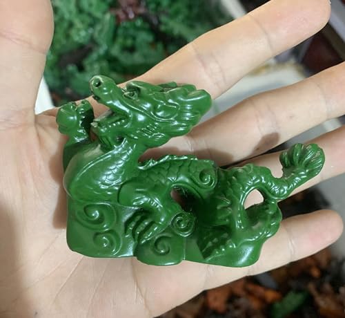 Estatua Pequeña de Dragón Chino Feng Shui de Madera miniatura 2