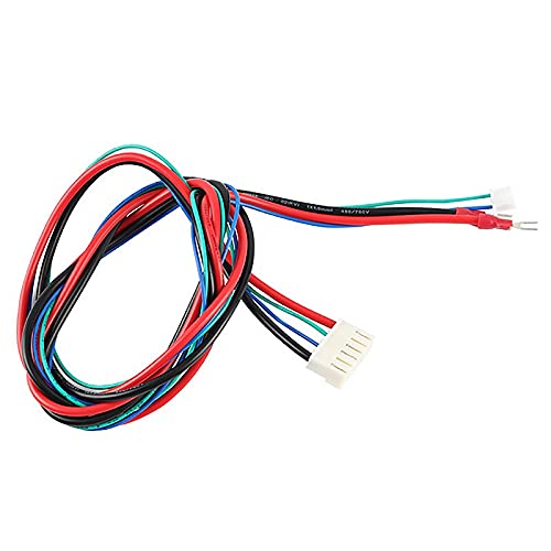 Lysee 3D Printer Parts & Accessories - Replace Anet A6/A8 Hotbed Bed Line/Cable Upgraded MK2A /MK2B/MK3 for Mendel I3 Anet A8 3D Printer Heated Bed Cable - (Color: Black)