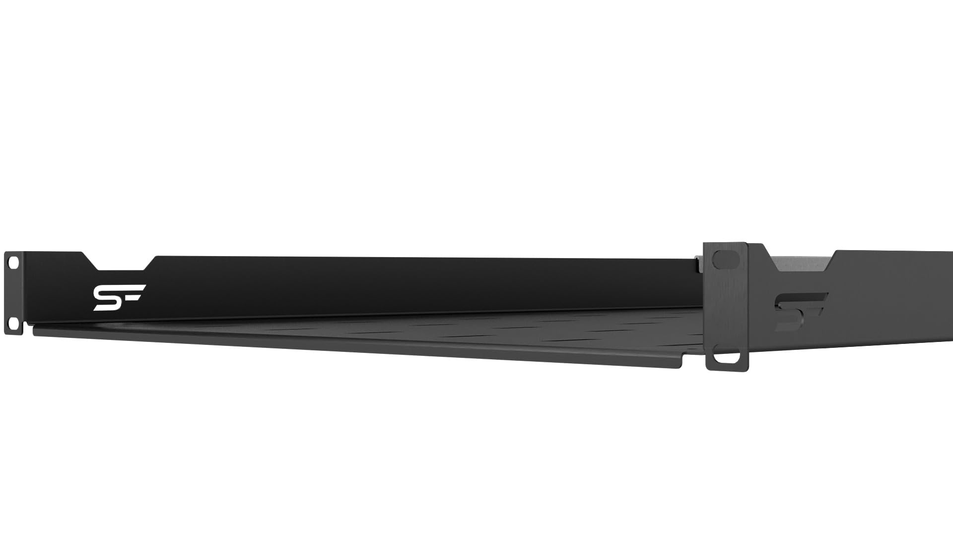 Bandeja Rack 19 Pulgadas 1U 750mm - Servidor Rack Hecho De Metal - Bandeja Voladiza Ajustable Universal Ventilada para Montaje en Bastidor - Compatible con Armario Rack y Raíles para Rack
