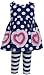 Bonnie Jean Little Girls' Bonaz Heart Pant Set
