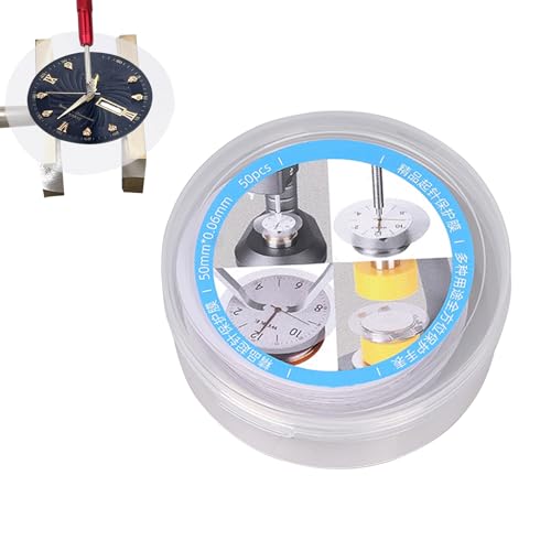 Genérico Watch Scratch Resistant Film, Needle Lifting Protector, Repair Cover, 1.97 Inches, Comprehensive Protection Sheet, Ideal Tool for Watch Professionals, Enthusiasts, Hobbyists