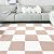 Syhonic Self Adhesive Carpet Tile, Easy to Peel and Stick Square Carpet Floor Tiles 12 Pcs 12"" x 12"" Anti-Slip Washable for Kitchen Bedrooms Kids Room, 12 sq Ft, White