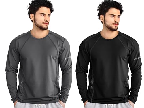 Image of Noble Monk Mens Polyester Solid Regular Fit T-Shirt