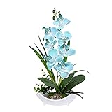 Arreglos florales de orquídea: decoración de habitación, boda, adornos para sala de estar, dormitorio, oficina, comedor, tienda, flores artificiales decorativas.