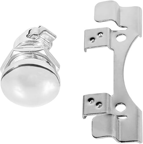 Miniatura 5 de TCT-MOTORPARTS Pestillo de puerta de combustible, botón pulsador, tapa de aceite para Harley Touring Electra Glide Street Glide Road Tri Glide Ultra