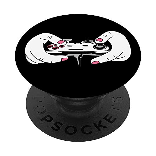 Gaming Girl Controller Console Player Cool Gamer Gifts PopSo