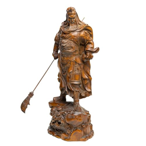 Statue de Bouddha en bois anti-stress décoration bureau et salon