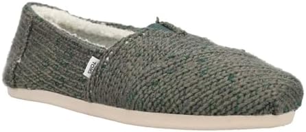 TOMS Womens Alpargata Cozy Slip On Flats Casual - Grey - Size 5 B | Image 1