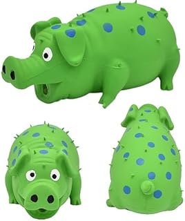 PETS EMPIRE Soft Latex Dog Toy Pig with Realistic Grunting Sound – Squeaky Chew Bite Toy for Puppies & Dogs, Durable Funny... Price In India