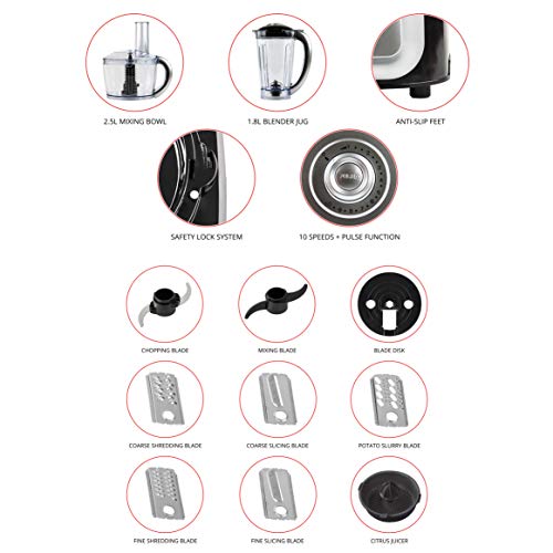 SQ Professional Blitz 2in1 Electric Food Processor, view 4