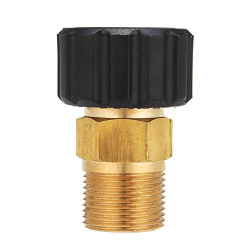 Junww Washing machine accessories Female M22x15mm Convert to Male M22x14mm Quick Connect Pressure Washer Adapter