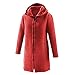 Produktbild Mufflon Damen Wollmantel Rika,Farbe: ruby, Größe: M