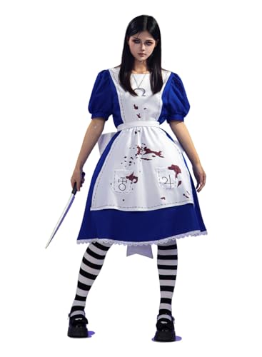 OSIAS Game Alice: Madness Returns Alice Cosplay Costume (M)