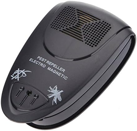 FOCUSPET Ultrasonic Electric Anti Mosquito Insect Pest Mouse Repellent Repeller Magnetic Black