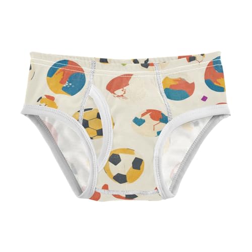 KLL Soccer Ball Pattern Toddler Boy Soft Underwear Cute Children Undies