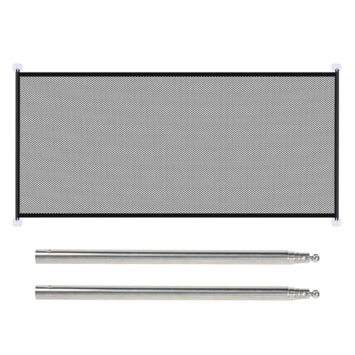 Refere di barriera per animali domestici, facile trasporto, stoffa, recinto per cani regolabili, barriera per animali domestici, rete di sicurezza interna, per scale, soggiorno, cortile