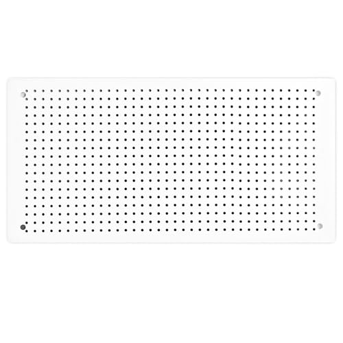 Image of DEWEL Peg Board,Metal Pegboard Panels, Metal PegBoard Organizer with Accessories