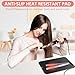 Quccefods Large Heat Resistant Silicone Mat for Hair Tools: Curling Iron, Flat Iron, Hair Straightener - Portable Hair Styling Pad Cover