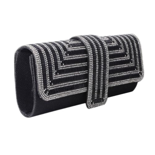 Sac de soirée à cristaux de prestige minaudière enveloppe haut de gamme pour gala
