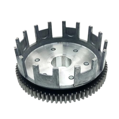 CxzYUn Couvercle de Panier d'embrayage extérieur entraîné par engrenage Primaire adapté for Moto 73 CG125 CG150 CG175 CG200 CG230 CG250 CG 125 150 175 200 230 250