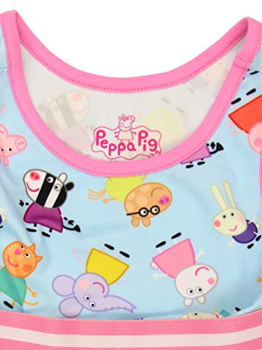 Peppa Pig Toddler Girls Fit And Flare Ultra Soft Dress (4T, Blue) #TOP3