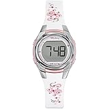 Tekday 653608 - Reloj Digital de Cuarzo para Mujer con Correa de plástico, Color Blanco