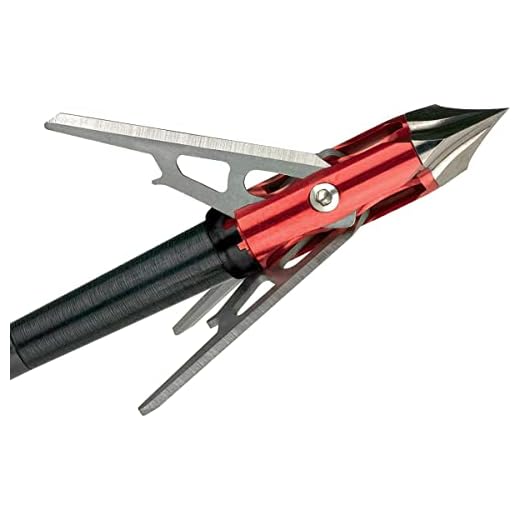 RAGE 3 Blade Chisel Tip SC Mechanical Broadhead, 100 Grain, 1.6" Cut - 3 Pack