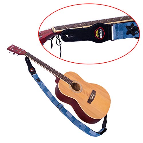 rayzm sangle de guitare, Sangle en Coton brodé en jacquard pour Guitare Acoustique/électrique ou Basse - Les Beatles, Paul McCartney, John Lennon, RIngo Starr, George Harrison rayzm sangle de guitare, Sangle en Coton brodé en jacquard pour Guitare Acoustique/électrique ou Basse – Image 6