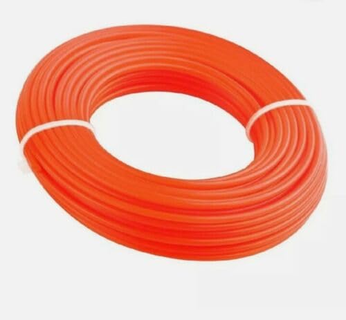 Homespired® Heavy Duty Strimmer Line Grass Trimmer Line Brush Cutter Nylon Round Rope Cut Weed Strimmer Cord String Wire (Size: 2.4mm x 15m)