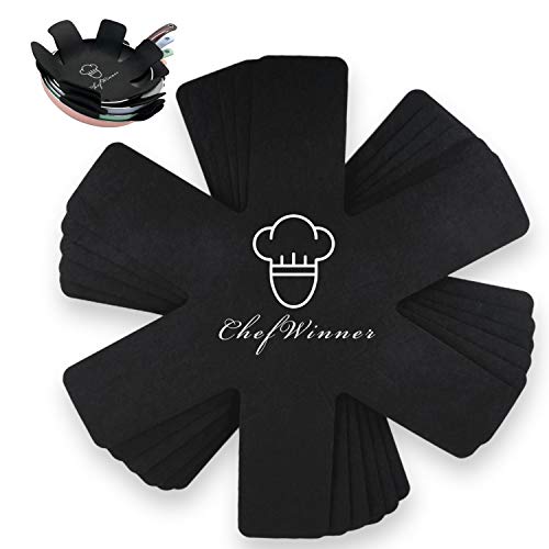 Protector Sartenes y Ollas Esenciales para Evitar Arañazos - Mantenga Limpio y Extienda la Vida Útil de sus Utensilios de Cocina - Estufas - Woks - Sartenes - Cacerolas - Tazones - Envases