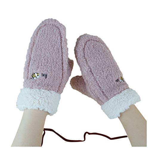 Atezch_ ?Fast Delivery 6-14 Days? Women's Winter Gloves Warm Lining Mittens- Cozy Wool Knit Thick Gloves Novelty Mittens Winter Cold Weather Accessories