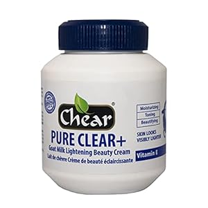 Chear Pure Clear+ Goat Milk Skin Lightening Cream 500ml with Vitamin E