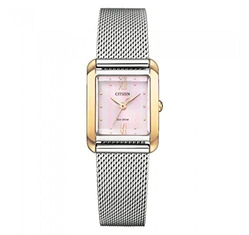 Citizen Eco-Drive EW5596-66X montre acier étanche avec deux bracelets interchangeables