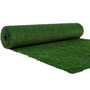 WerkaPro 10686 – Gazon Artificiel – Épaisseur 1 cm – 1 x 4 m ( 4m2 ) – Très Résistant – Traitement Anti UV
