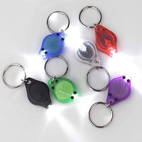 Anchayuan Mini Keychain LED Light, Electric Torch, Super Bright