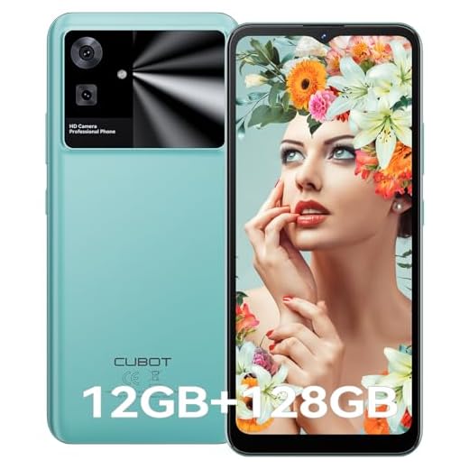 CUBOT Note 21 Smartphone 12GB(6GB+6GB) RAM 128GB ROM TF 1TB Expand 6,56" 90Hz Schermo Android 13 Telefono Cellulare 50MP Fotocamera 5200mAh 4G Doppio SIM Octa Core Face ID Verde