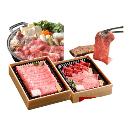 [農林水産大臣賞受賞] ふらの和牛すき焼き&焼肉セット計700g≪竹≫ お肉 牛肉 ロース サーロイン