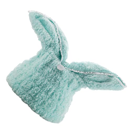 DRESSOOS 女性のキャップ 速乾タオル シャワーヘアタオル マイクロファイバーバスタオル 子供用バスタオル 速乾バスタオル 体 ヘアターバンタオル 入浴キャップ シャワーキャップ Green