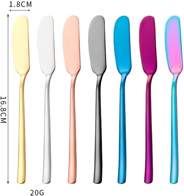 Silverware Set, Pieces 304 Stainless Steel Butter Knife Korean Bread Jam Butter Knife Cheese Knife