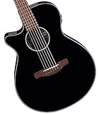 Ibanez AEG50L Left-Handed Semi-Acoustic Guitar, Walnut Fretboard, Black High Gloss