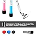 ALEZEL Dry Erase Menu Board for Fridge Magnetic, Weekly Meal Planner Whiteboard Set for Refrigerator - Menu White Board for Kitchen with Conversion Chart & List Board, 3 Markers + Eraser