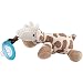 Nuby Natural Flex Cherry Pacifier with Snoozie Combo Set, Giraffe, 0-6 Months
