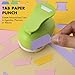 HAUSTGO 2 Inch Tab Paper Punch - File Tab Puncher for Calendars, Planners, or Albums - Ideal for Scrapbooking, Organize Files, Bible Tabs, Journals, Planner Inserts, and More