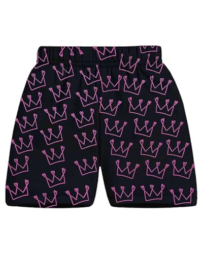 Image of Kuchipoo Girls Regular Fit Cotton Shorts - Pack of 5