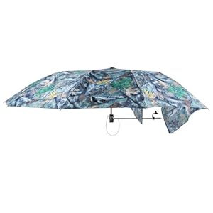 UIIHUNT Tree Stand Hunting Umbrella: Portable Treestand Umbrella, 57″ Wide Weather-Resistant Camo Tree Umbrella for Tree Stand, Quick Set, Durable & Easy-to-Install, Hunting Gear and Accessories