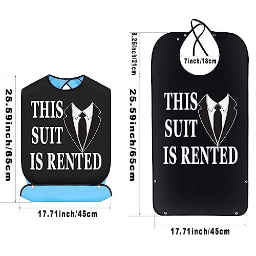 BWWKTOP Groom Adult Bibs With Crumb Catcher Groom Clothing Protectors Wedding Bibs Wedding Gag Gifts Bridal Shower Gift2
