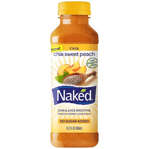 NAKED JUICE SMOOTHIE CHIA SWEET PEACH 15.2 OZ PACK OF 3