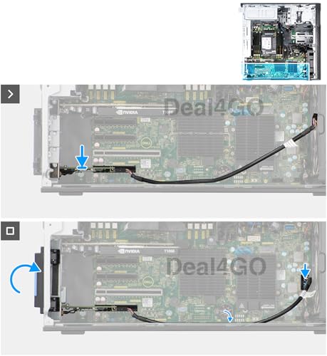 Adaptador Deal4GO PCIe a M.2 para WiFi y Bluetooth, compatible con Dell Precision 5820, 7820, 7920, 5860, 7960, 7865, 7875, 7690 miniatura 3