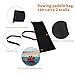 Jeorywoet Kayak Paddle Bag Portable Nylon Mesh Boat Canoe Paddle Pouch with Adjustable Strap, Adjustable Strap Kayak Paddle Bag