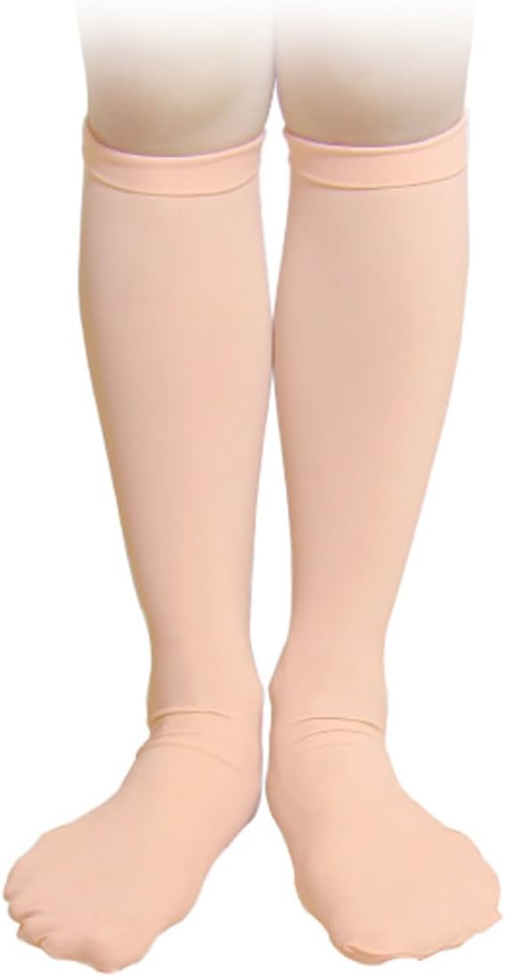 [イーバレリーナ] バレエ ハイソックス 膝下 靴下 タイツ素材 ジュニア 子供 大人